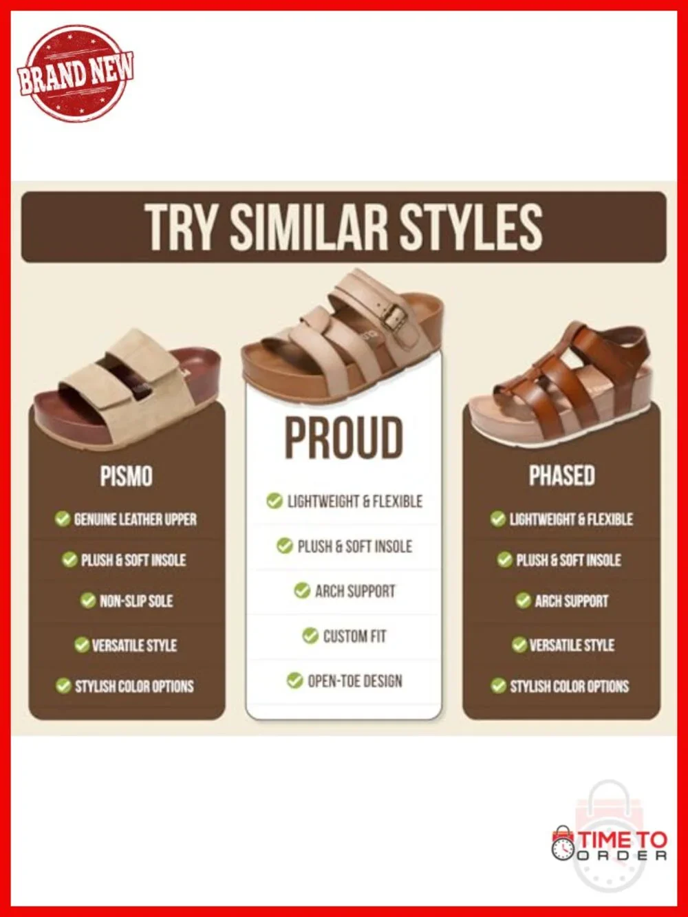 Strappy Wedge Sandals with Plush Soft Insole Lightweight Non Slip Platform
